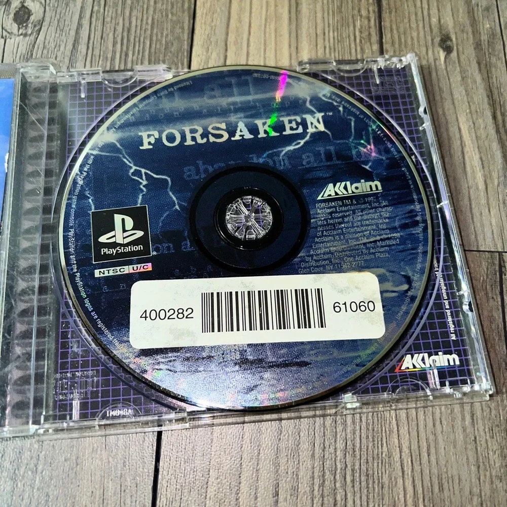Forsaken (Sony PlayStation 1 PS One, 1998) Complete PS1 Game manual